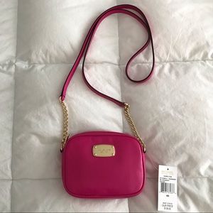 Michael Kors Raspberry Pink Hamilton Sm Crossbody